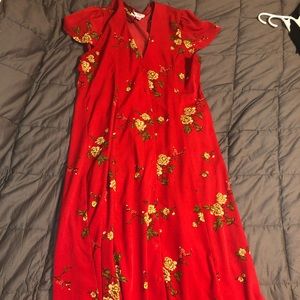 Vintage style midi dress